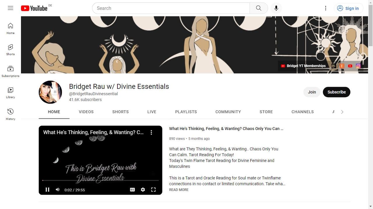 Background image of Bridget Rau w/ Divine Essentials